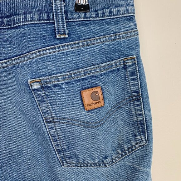 Carhartt Traditional Fit Medium Wash Jeans Size 38x30 - Picture 7 of 11